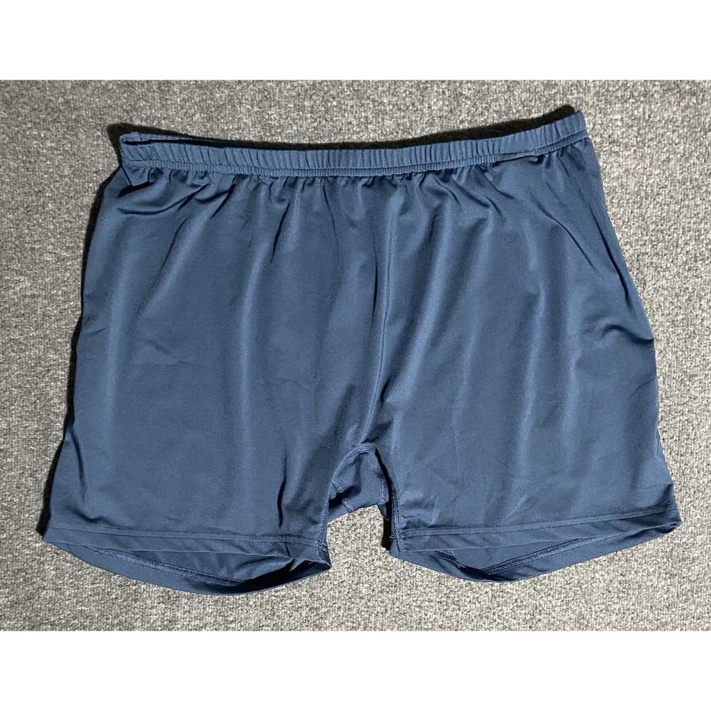 Adidas Womens Baker Shorts Stretchy Blue Size XL